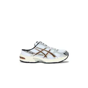 Asics Gel-1130 Mule in White & Clay Canyon