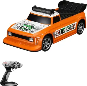 RC Cars, Remote Control Car, 1:16 Scale 2.4G Remote Control Drift Car, High Speed 4WD RC Racing Cars Pickup Truck with LED Light, Gift for Boys Girls (with Rechargeable battery)
