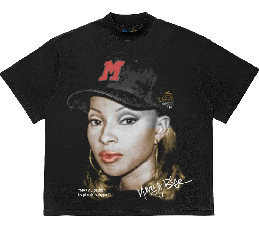 Mary J Blige - Tee: Vintage-Inspired Design with Soulful Essence