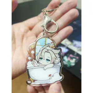 Albedo Relaxing - Genshin Impact Key Chain