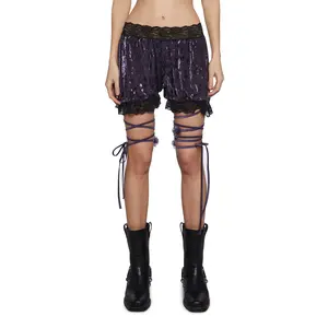 Wicked Seductress Velvet Shorts