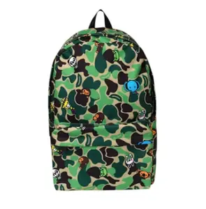 Bape Baby Milo Backpack Milo All Friends ABC Green Camo