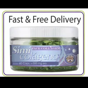 Simi Collagen - Facial Collagen For Wrinkles And Expression Lines 60 Capsules  Supplement Beauty