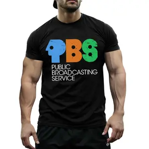 Vintage Public Broadcasting Service T-Shirt Retro 70s 80s Nostalgia Tee Classic TV Fan Apparel Old School Aesthetic Gift for PBS Lovers