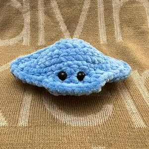 Custom crochet Ray Plushie