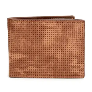 Men's Bi-Fold Brown Leather Wallet