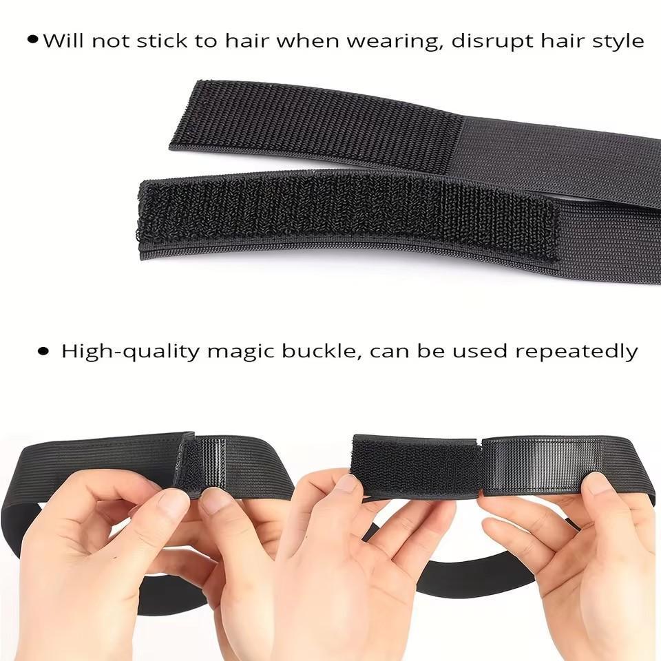Free Gift With Elastic Band For Wig 1Pcs Babys Hair Edges Wrap Wig Band Lace Melting Band Adjustable Lace Wig Melt Bands Wig Accessories