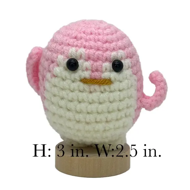 Handmade Crocheted Plushies, Penguin, Frog, Bunny, Onion emotional support, home decor-hanging decor