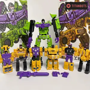 Mini Robot Transformer Toy 6-in-1 Action Figure - 8.7 inches - Perfect Gift for Kids