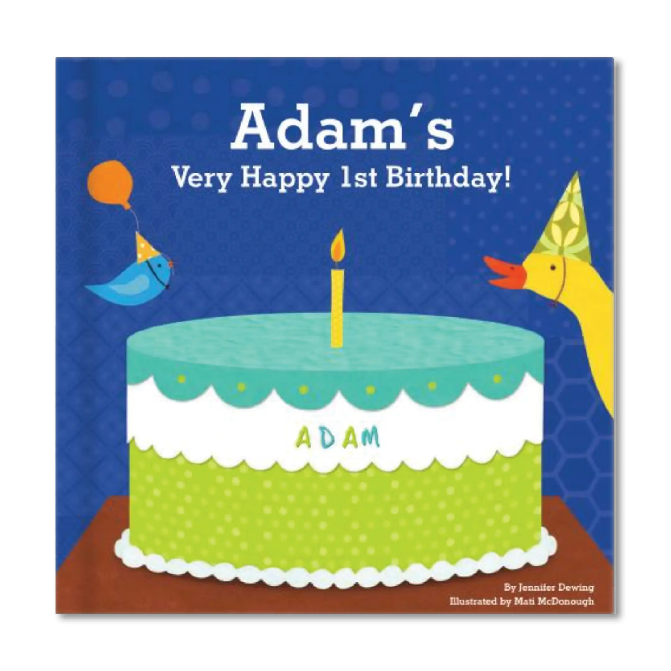 Baby's First Birthday Personalized Board Book for Boys | My Very Happy Birthday Baby's First Birthday Personalized Board Book for Boys | My Very Happy Birthday