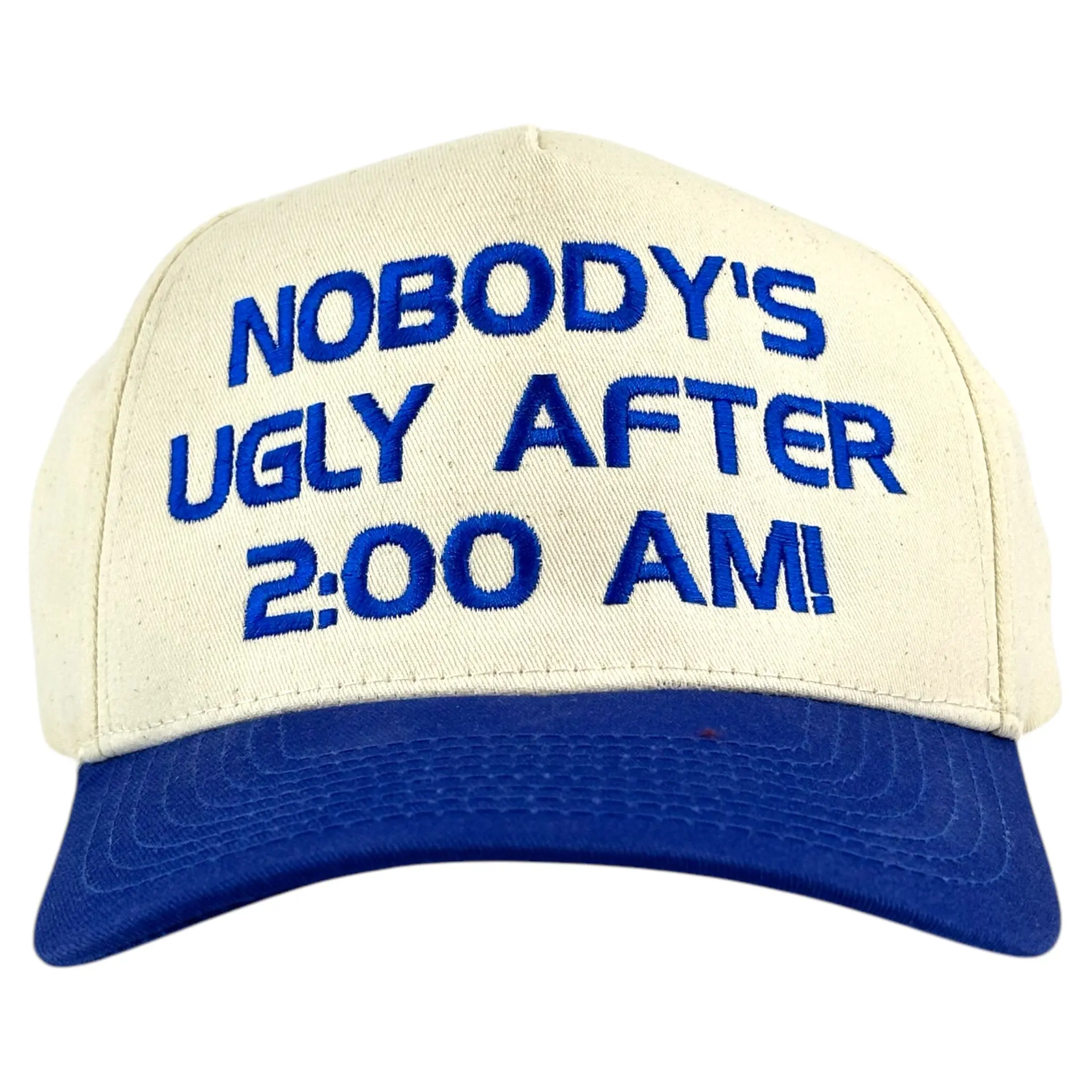 NOBODY’S UGLY AFTER 2:00 AM Embroidered Hat NOBODY’S UGLY AFTER 2:00 AM Embroidered Hat