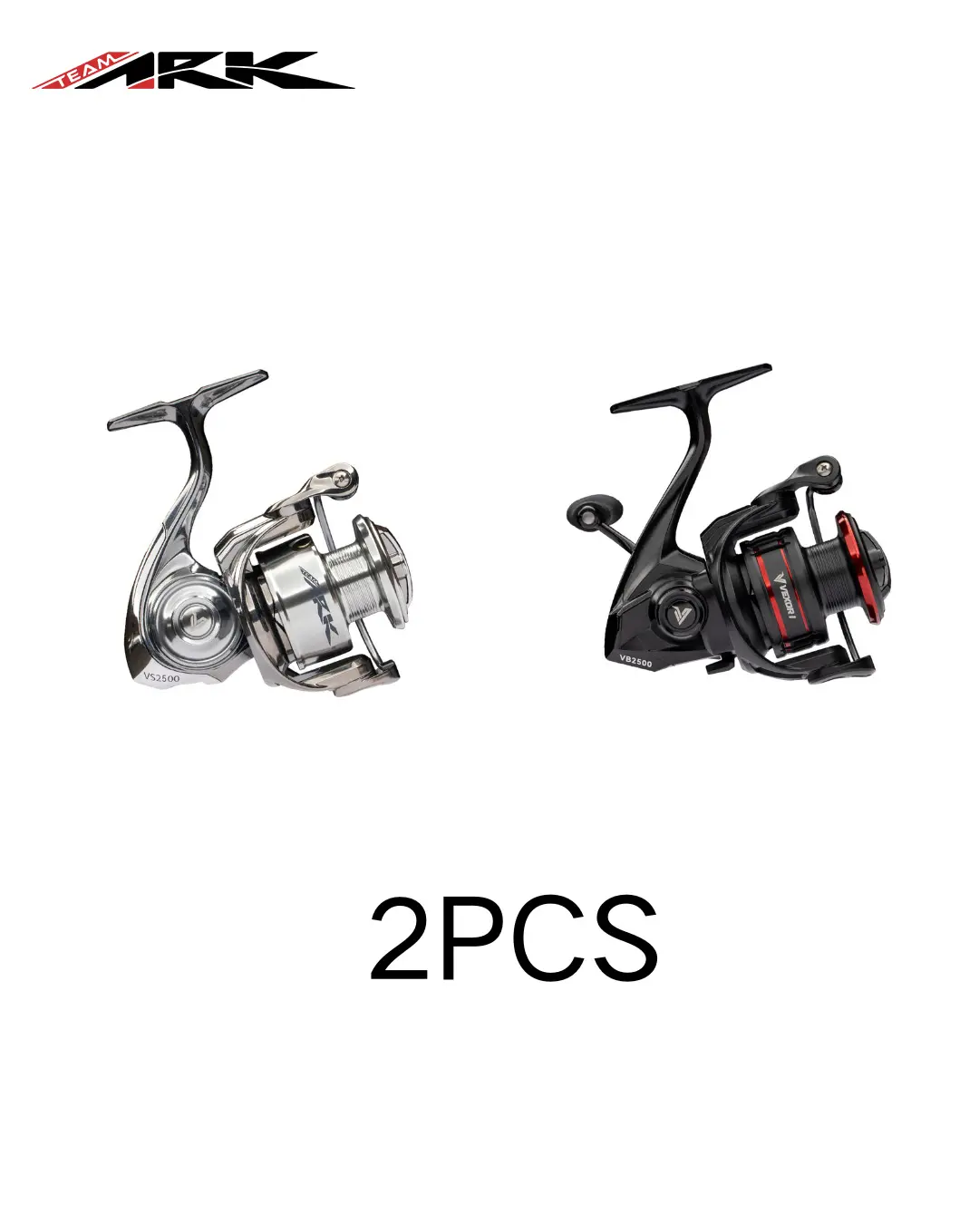 ARK VEXOR I+VEXOR II Fishing Spinning Reel - 6+1 Ball Bearings, 11LB Drag Control, Machined Aluminum Spool, Long Casting, 5.2:1 Smooth Gear Ratio