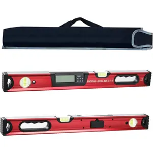 24 inch Digital  Level, Digital  Torpedo Level Tool ElectronicLevel Tool and Protractor - Master Precision - IP54  and  with Carrying Bag