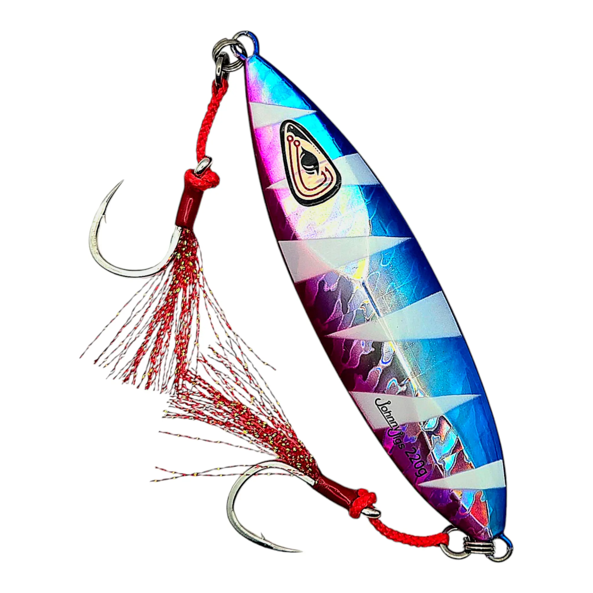 Ultra Flutter Blue/Pink Glow Slow Pitch Jig