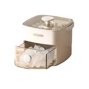 48-grid Pressed Ice Tray Ice Cube Mold Refrigerator Ice Box Frozen Ice Ball Handy Gadget Large Capacity Ice Storage