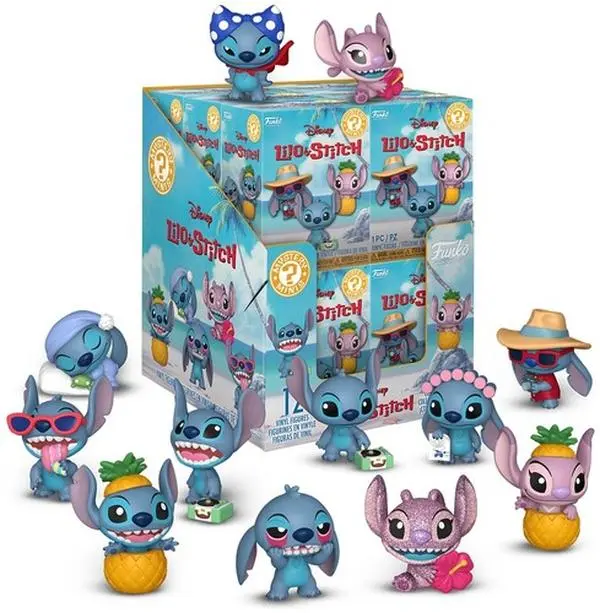 Funko Mystery Minis: Lilo & Stich - Stitch & Angel (One Random Mystery Mini Per Purchase)  [COLLECTIBLES] Vinyl figurine/statue, Collectible