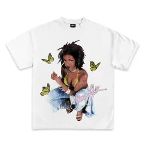 Lauryn Hill Vintage Graphic Tee, Y2K Rap Streetwear T-Shirt, Unisex Crew Neck, Vintage Hip-Hop Graphic, Sports Style, Casual Cotton Fit