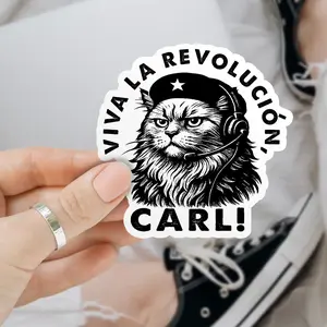 Princess Donut Revolucion Dungeon Crawler Carl Inspired Bookish Fantasy Readers 3 inches Sticker, Waterproof Sticker for Laptop Water Bottle Book