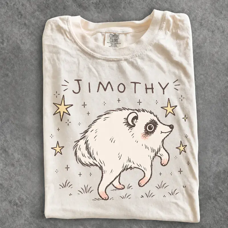 Jimothy Raccoon Viral Comfort Shirt, Short King Jimothy Funny T-shirt, Famous Seattle Raccoon Panda Tee, Unisex Cotton Graphic Top