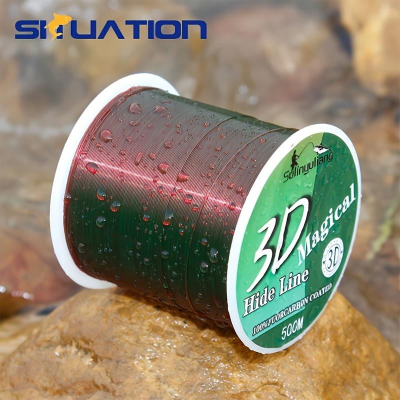 SIIUATION White Nylon Fishing Line 500 Meters 547YDS Giant Fishing Line Large Fishing Line Main And Auxiliary Universal Fishing Line Ultra Soft Fishing Line Ultra Stretch Nylon Line 6LB 10LB 15LB 20LB 30LB 40LB