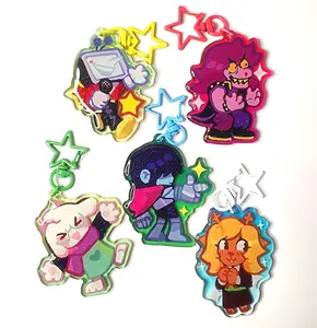 Deltarune Glitter Acrylic Keychain, Great For Daily Use Or As Thoughtful Little Gifts For Your Friends And Yourself