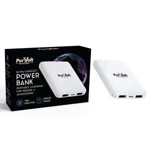 Pursonic Ultra-Compact Wireless Power Bank – 5000mAh Portable Charger with Wireless Output