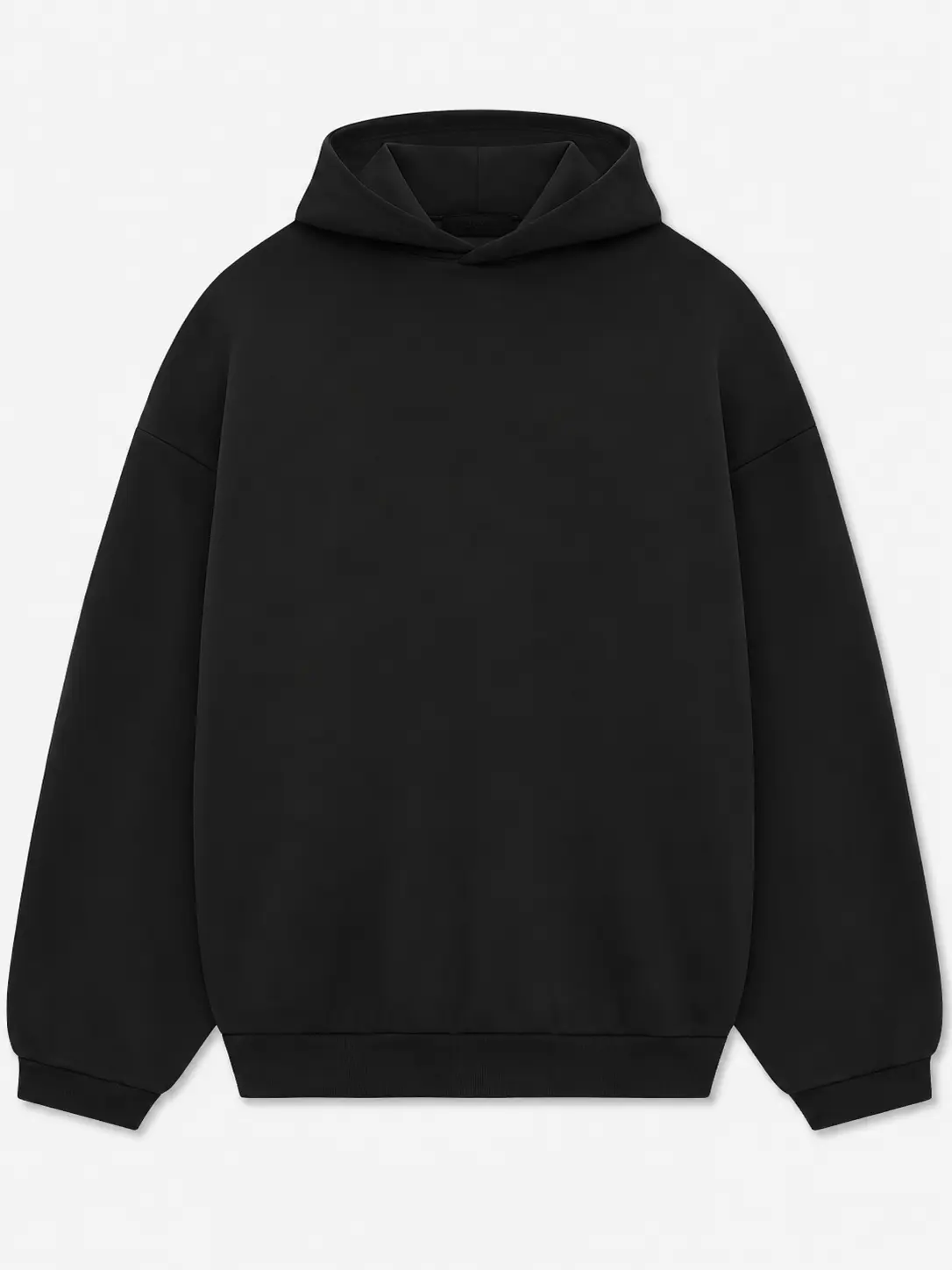 Men's Letter Print Fleece Hoodie, Casual Loose Pullover Sweatshirt with Kangaroo Pocket, Drop Shoulder Long Sleeve Menswear Tops