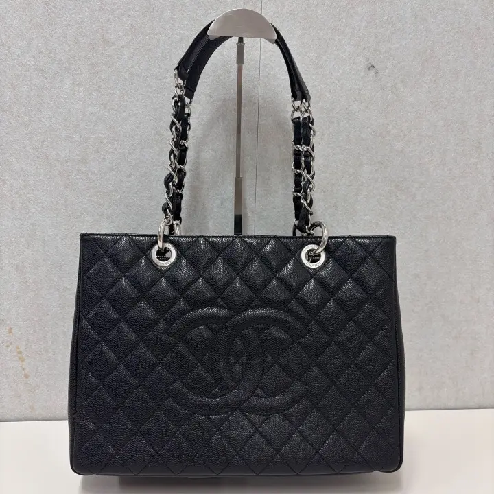 Pre-owned CHANEL LEATHER Shoulder Bags Grand Shopping Tote (GST) 21605848
