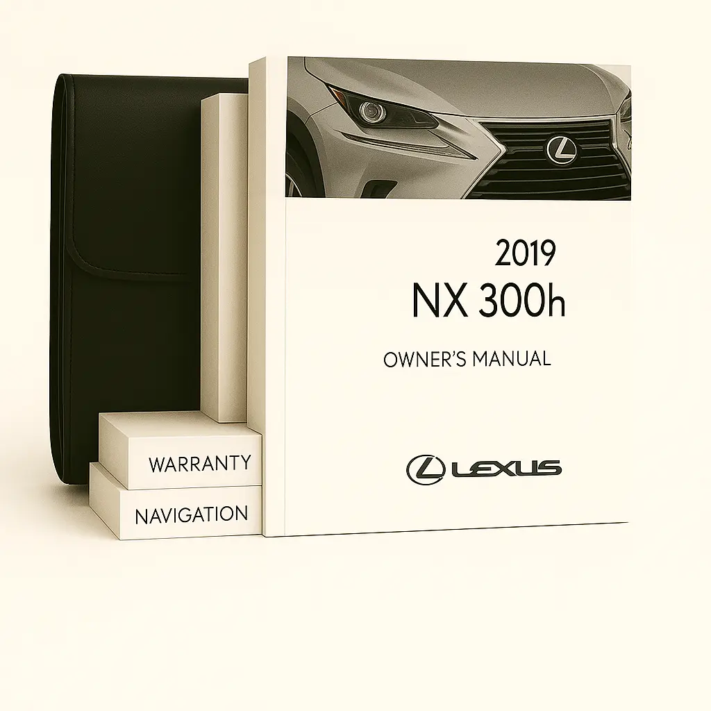 2019 Lexus NX 300h Owners Manual - Complete Set