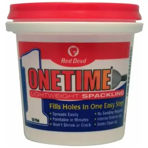 Red Devil  .5 Pint Onetime Spackling Interior