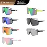 7 Pack Outdoor Sports Cycling Sunglasses for Men and Women Windproof UV400 Sun Visor Glasses Large Frame Colorful Motorcycle Shades European and American Style Eyewear for Fishing Travel and Summer Activities