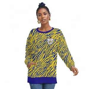 Sigma Gamma Rho Side Split O-neck Sweatshirt
