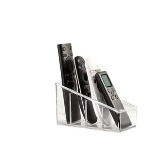 Remote Control Storage Box, Five-Grid Large Capacity Home Remote Holder, Essential Home Organization Tool for Living Room and Bedroom