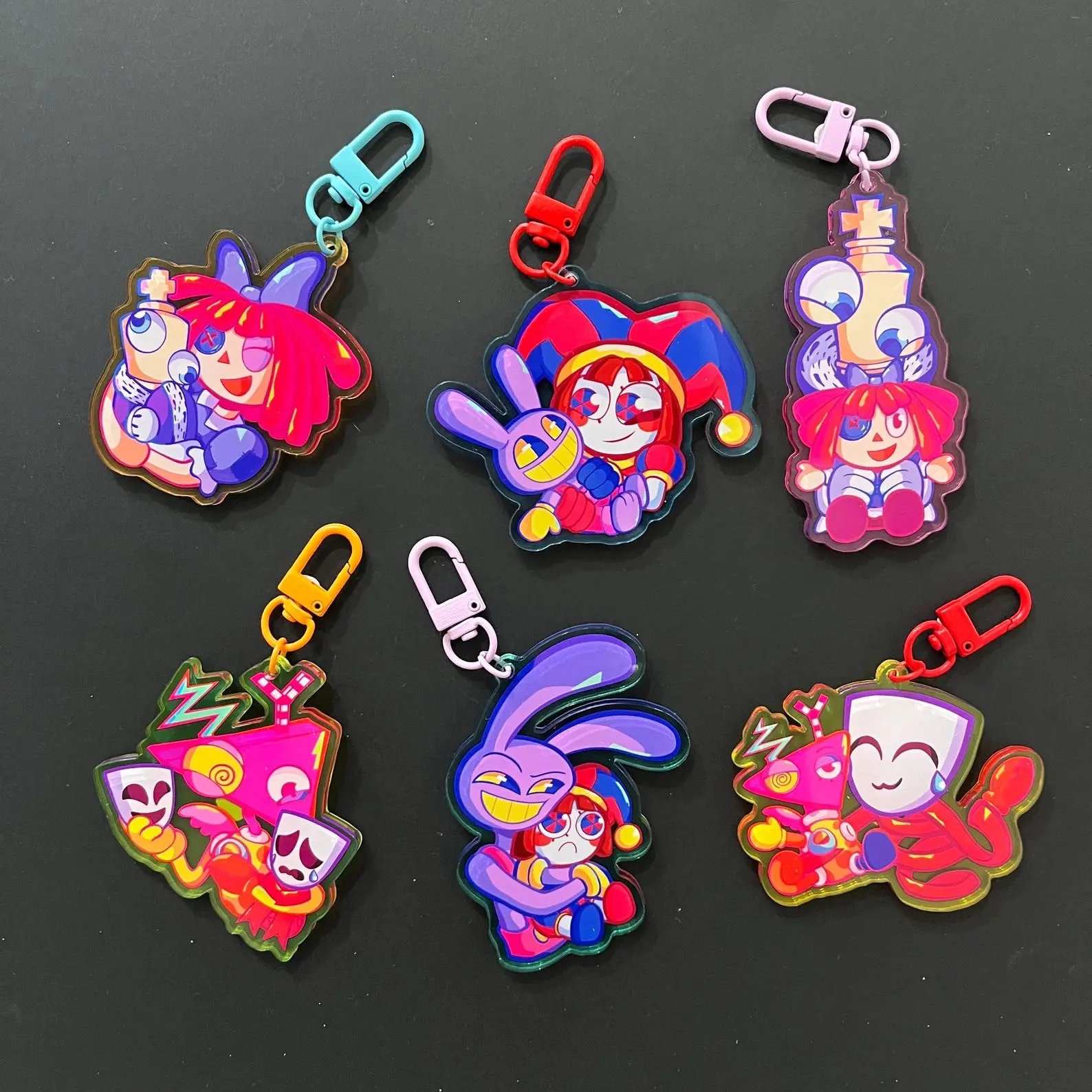 TADC Plushie Keychains | The Amazing Digital Circus Keychain, Great For Daily Use Or As Thoughtful Little Gifts For Your Friends And Yourself