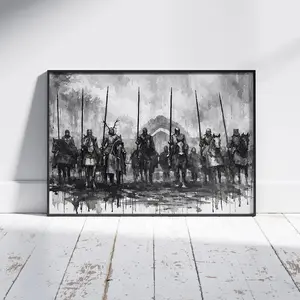 [SALE UP TO 45%] Trial of the Seven – A Knight of the Seven Kingdoms, Series Poster, Dark Fantasy Illustration, Game of Thrones Prequel