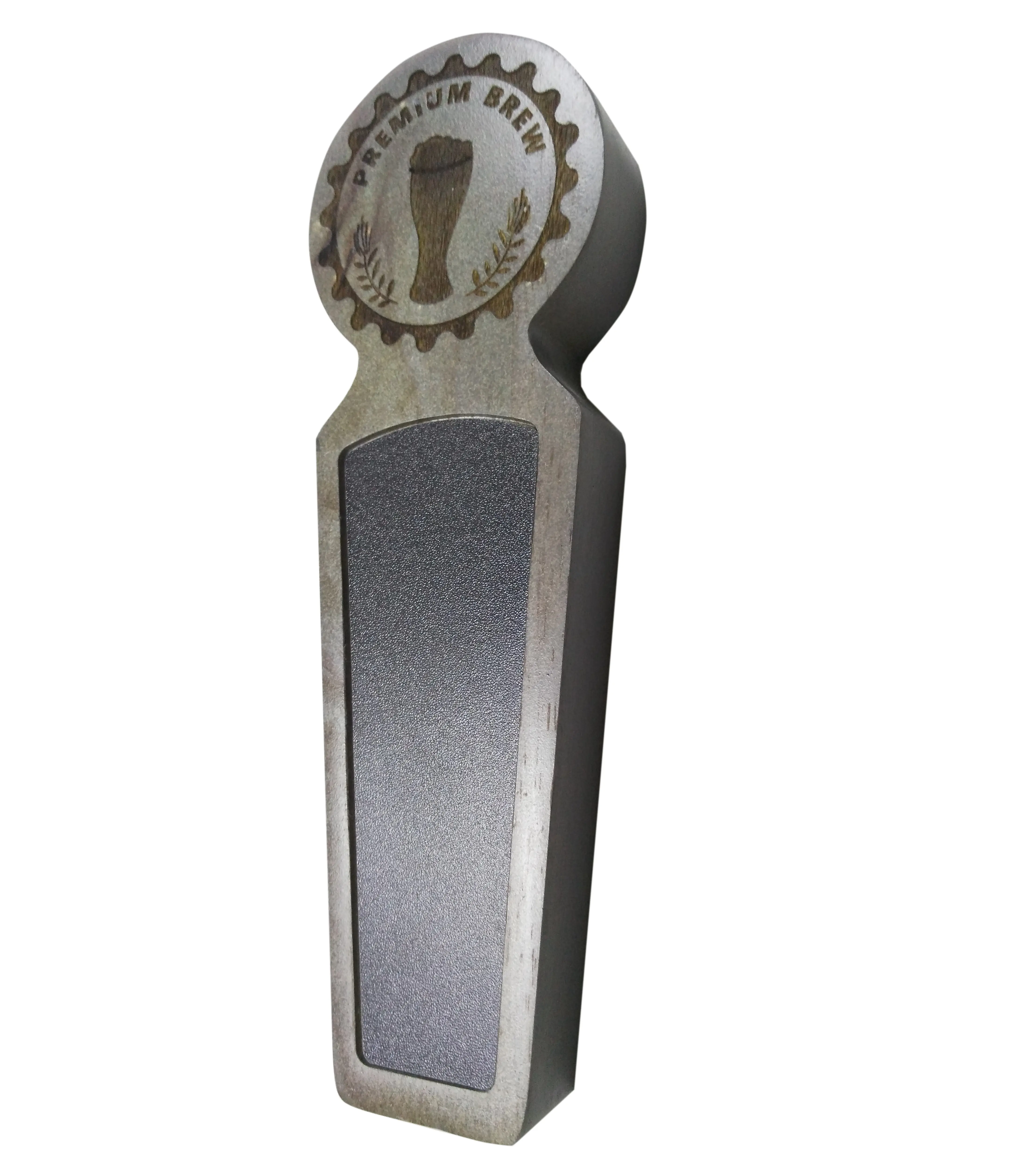 FixtureDisplays® Premium Brew Beer Tap Handle with Two Small Black Chalkboard 14005NEW-NF