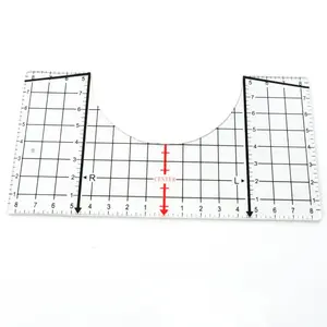 T-Shirt Rulers Guide Shirt Alignment Tool,Center Placement Guide Ruler Vinyl Alignment Tool for Cricut, Heat Press Pocket Prints HTV Alignment