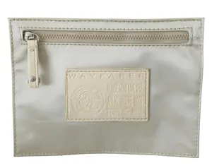 WAYFARER White Zippered Coin Holder Wallet