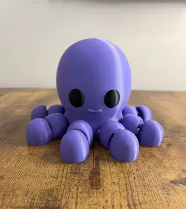 Giant Baby Octopus/ 3D Printed Animals Articulated Flexible/ Great Gift Idea/ Perfect for decor