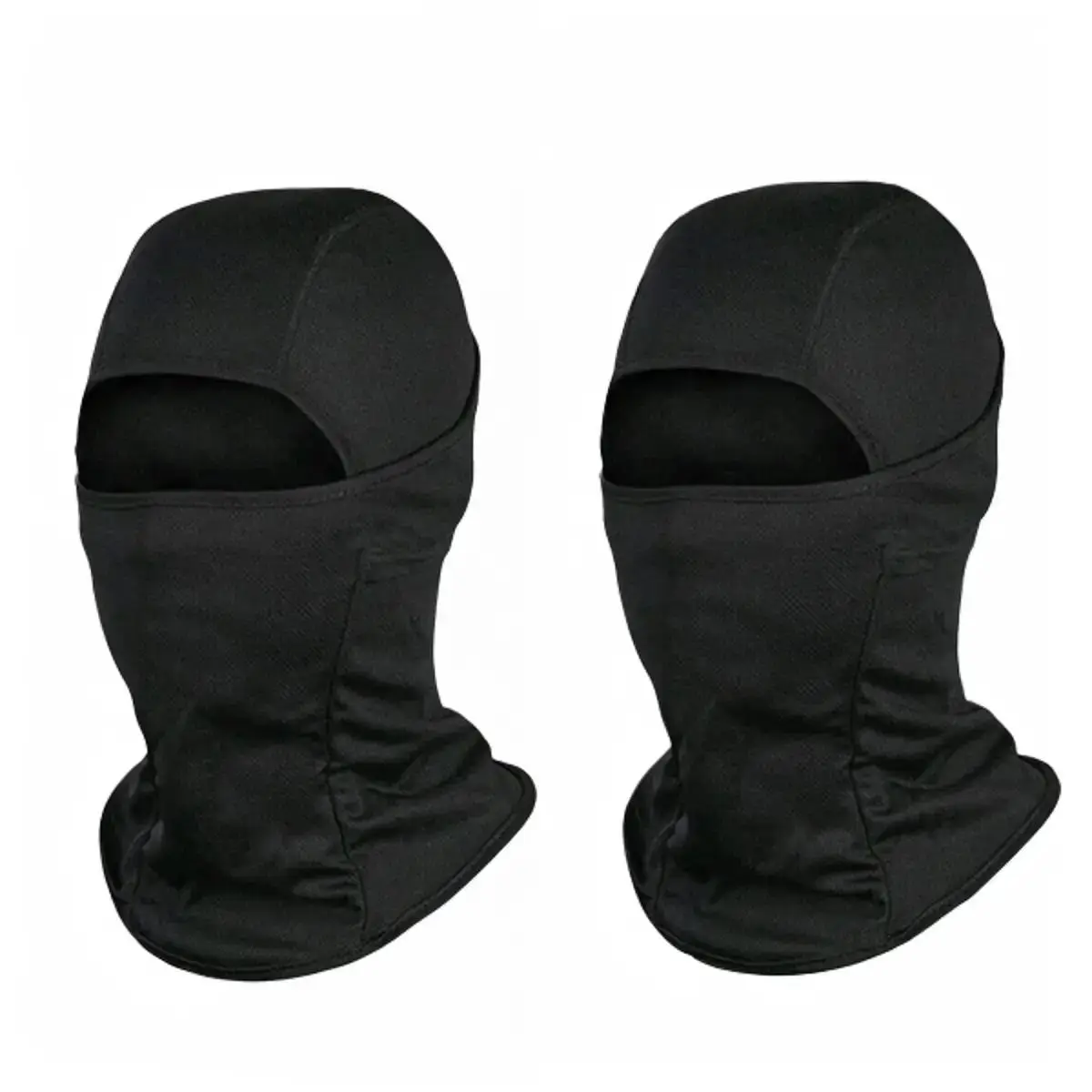 2PCS Balaclava Face Mask Set,Black Wind Resistant Outdoor Sports Motorcycling Skiing Running Full Mask