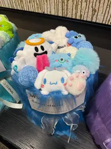Sky Blue Plushie Bouquet