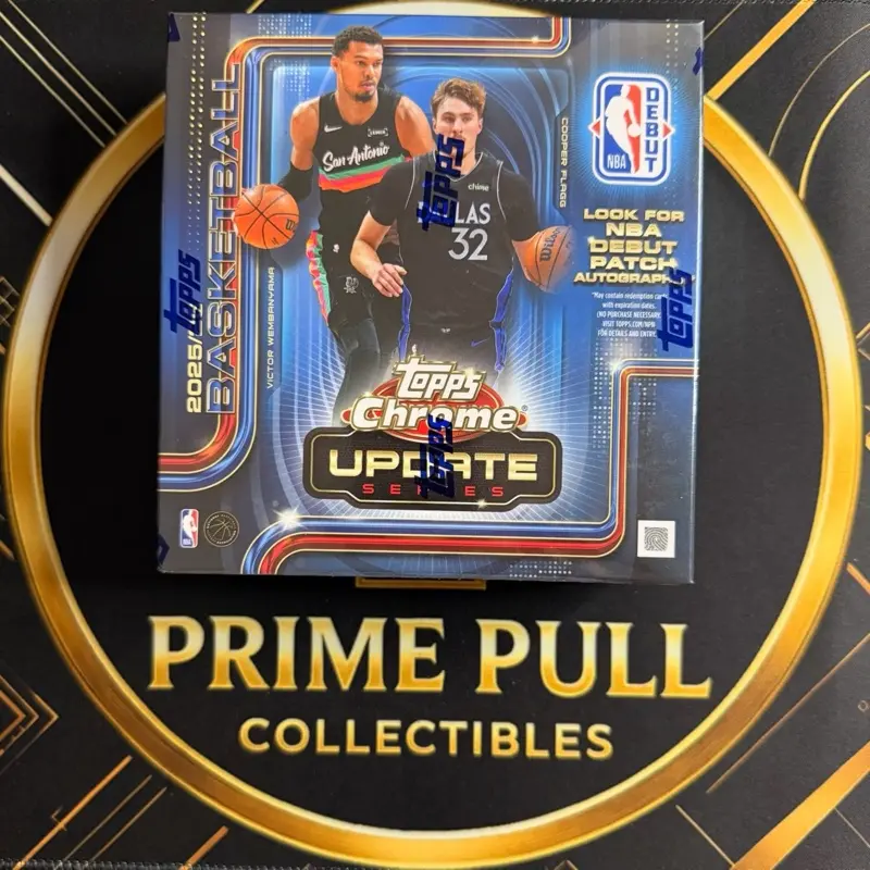 2025-26 Topps Chrome Basketball Update Series Mega Box – Factory Sealed