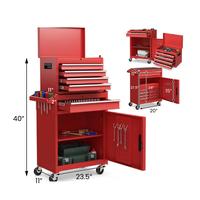 5 Drawers-Red