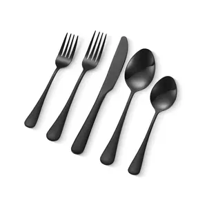 【Father's Day】VEVOR 30-Piece Silverware Set Stainless Steel Cutlery Flatware Utensil Kitchen for 6