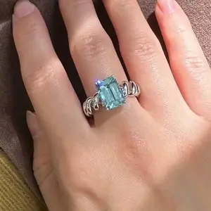 Blue Topaz Cocktail Ring