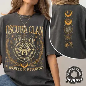 Oscura Clan Shirt, A Morte E Ritorno Shirt, Ruthless Boys Shirt, Twisted Sisters, Zodiac Academy Merch, Lunar Brotherhood