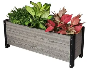 Trough Planter in Grey 36" L x 12" W x 14" H