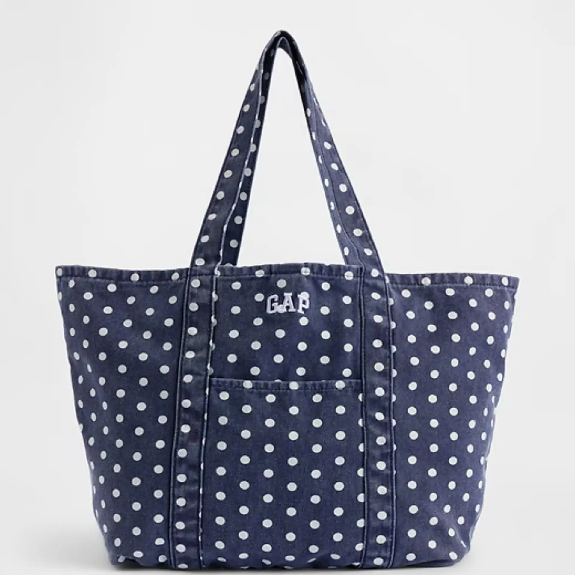 Navy Polka Dot