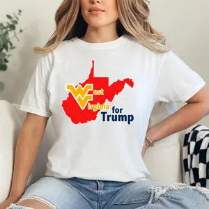 West Virginia For Trump Shirt, Sweatshirts, Hoodie Unisex 100% Cotton