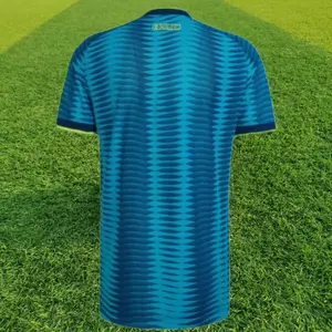 2025 Away Blue Short Sleeve Soccer Jersey